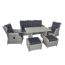 Loungemöbelset 'Canelli' für 7 Personen Aluminium