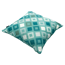 Outdoor-Kissen 'Gitter' seeblau 50 x 50 cm