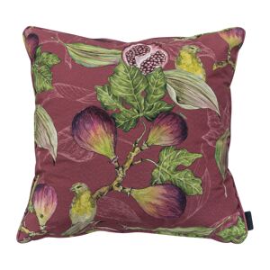 Outdoor-Kissen 'Jasmine' bordeaux 50 x 50 cm