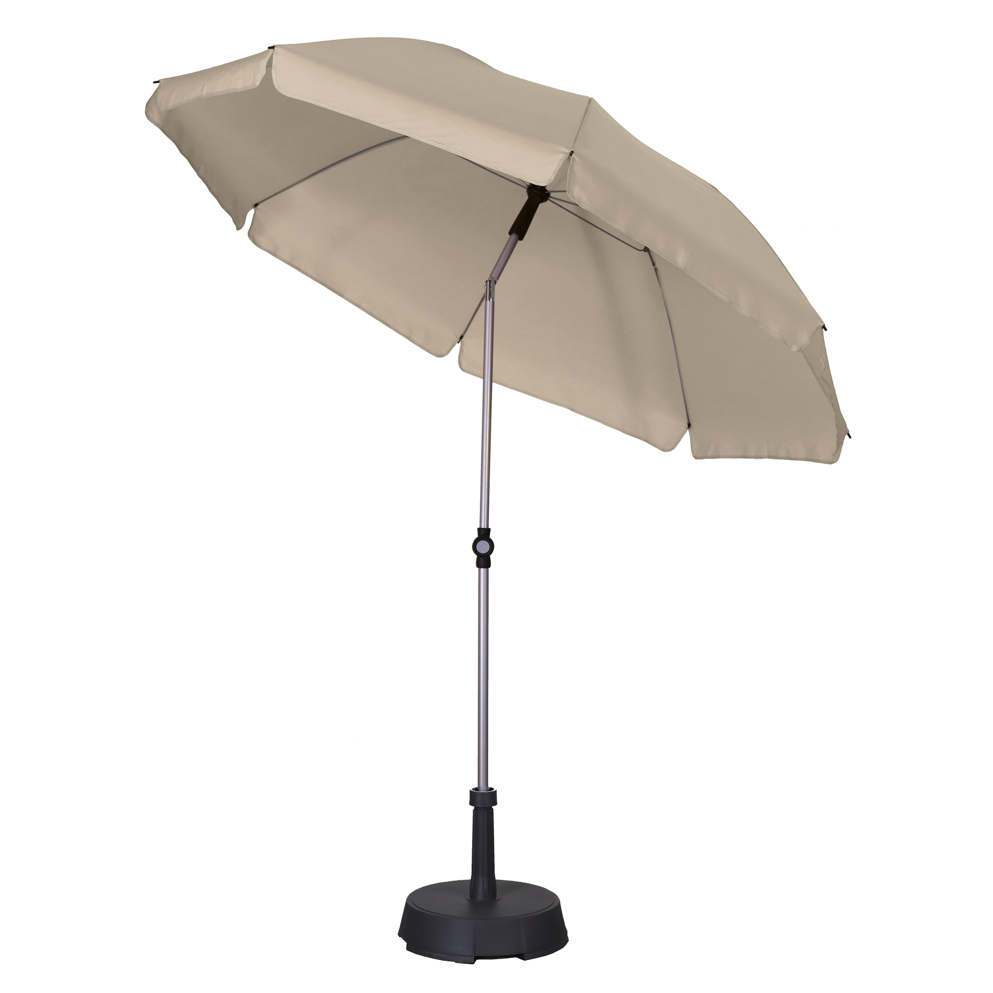 Strandschirm 'Capri' naturfarben Ø 180 cm