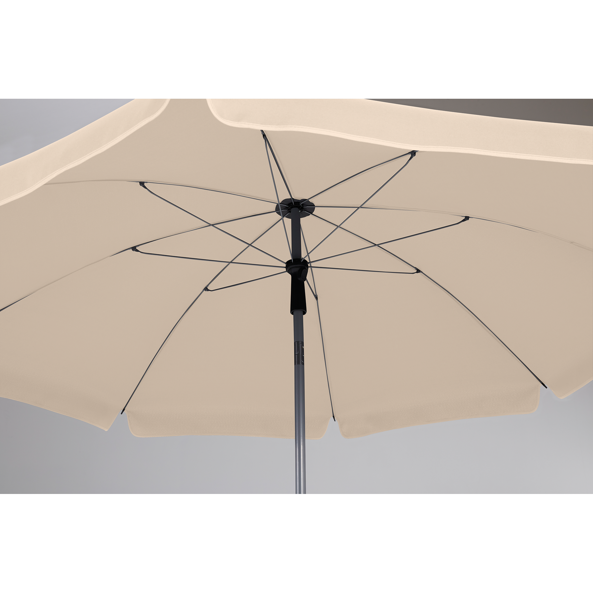 Strandschirm 'Capri' naturfarben Ø 180 cm