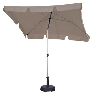 Rechteckschirm 'Malta' taupe 200 x 150 cm