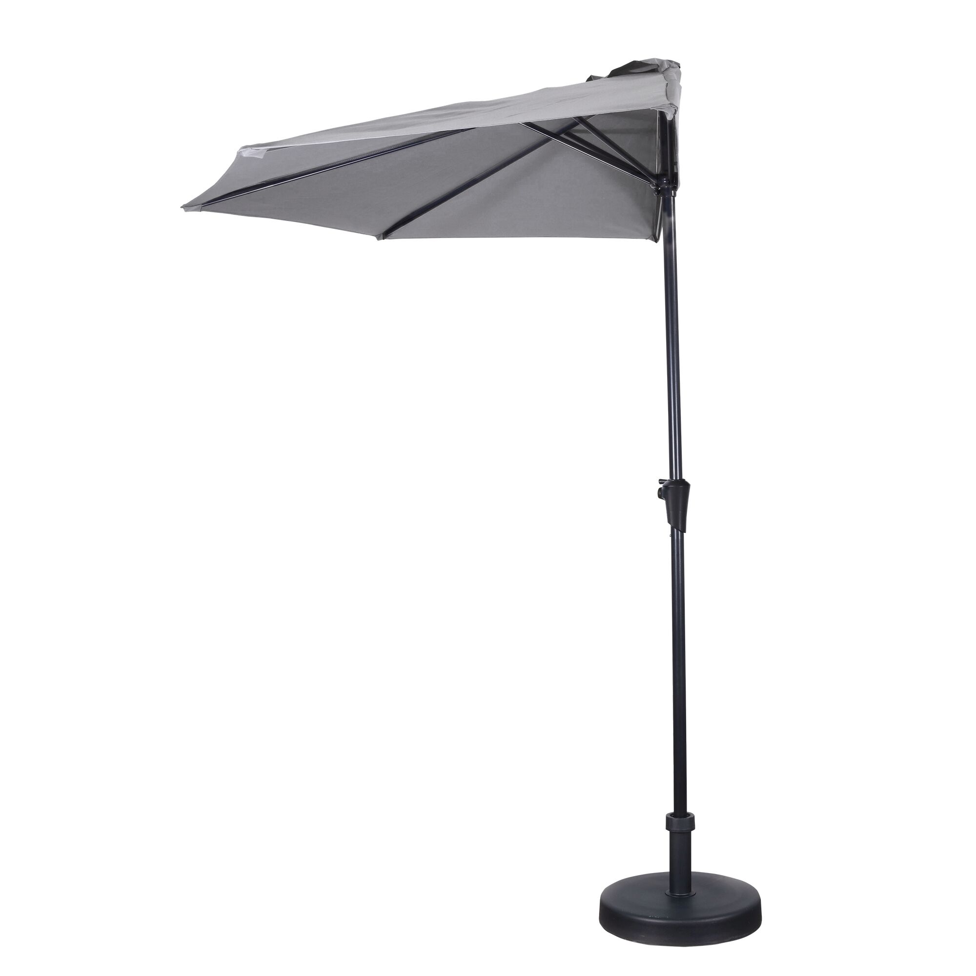 Grauer Halbschirm