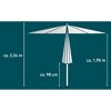 Marktschirm 'Havanna' knickbar Ø 270 cm