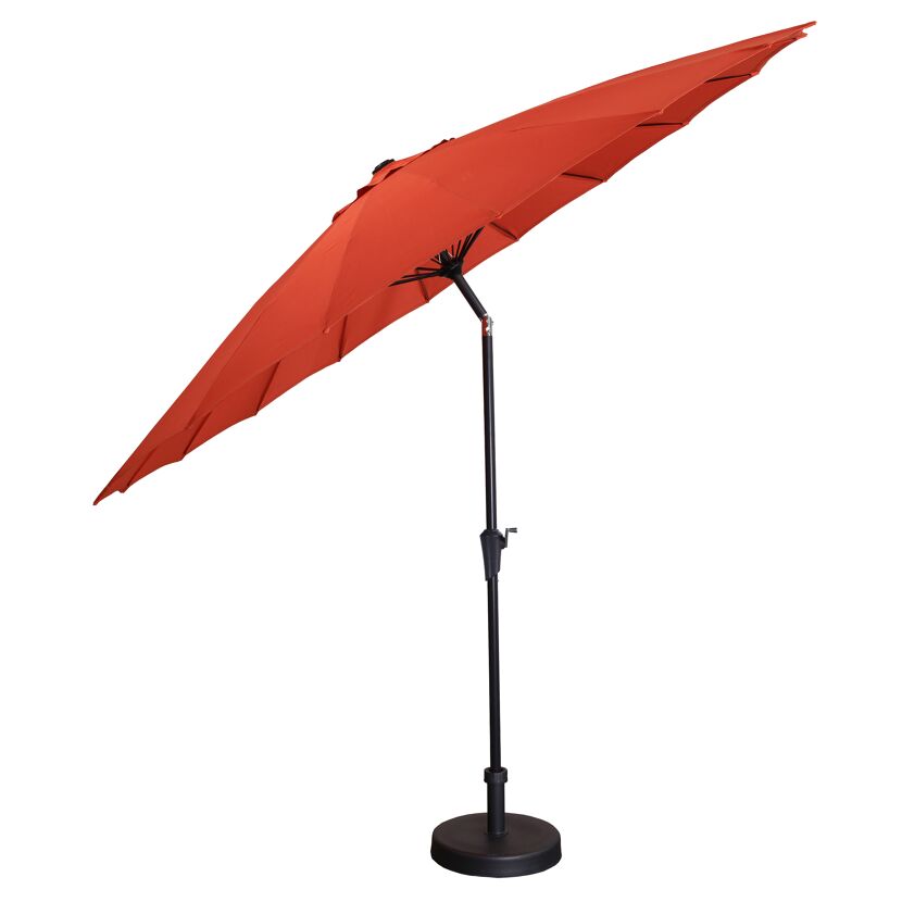 Oranger Sonnenschirm