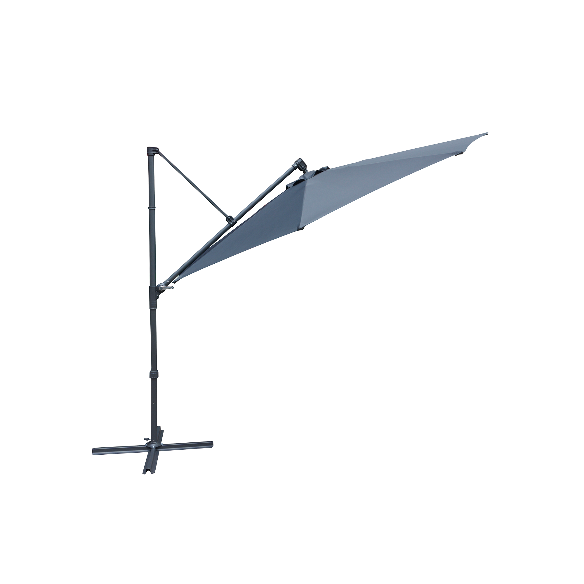 Ampelschirm 'Madeira' anthrazit Ø 300 cm