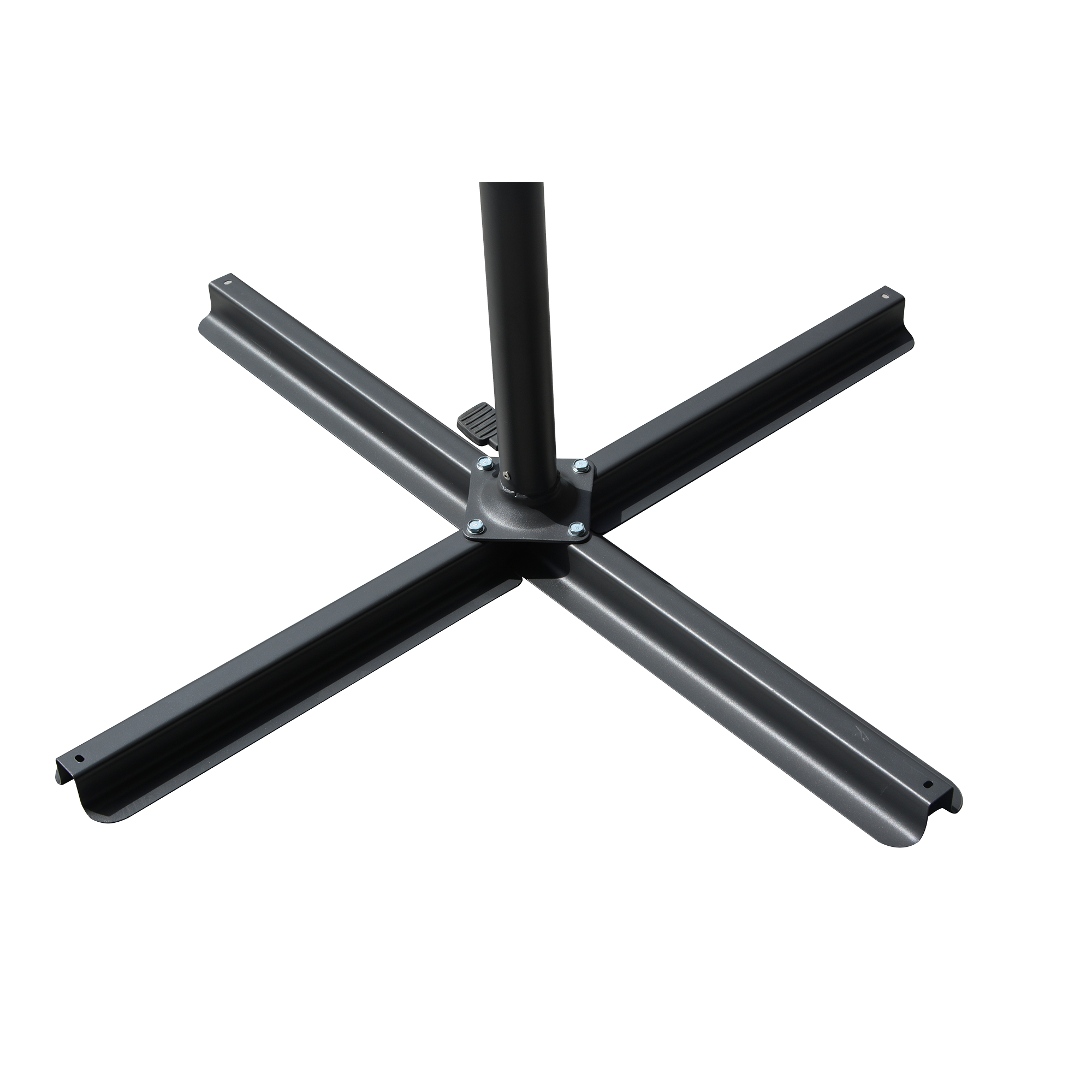 Ampelschirm 'Madeira' anthrazit Ø 300 cm