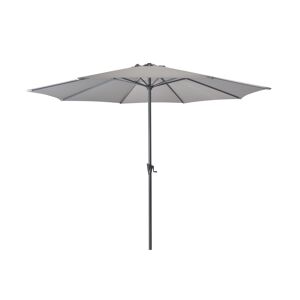 Marktschirm 'Santorini' hellgrau Ø 300 cm