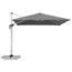 Ampelschirm 'Monaco' granitgrau 300 x 300 cm