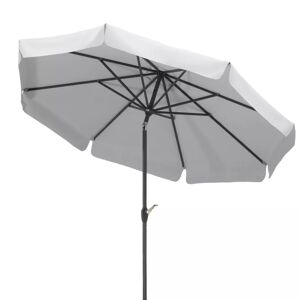 Marktschirm 'Orlando' silbergrau Ø 270 cm