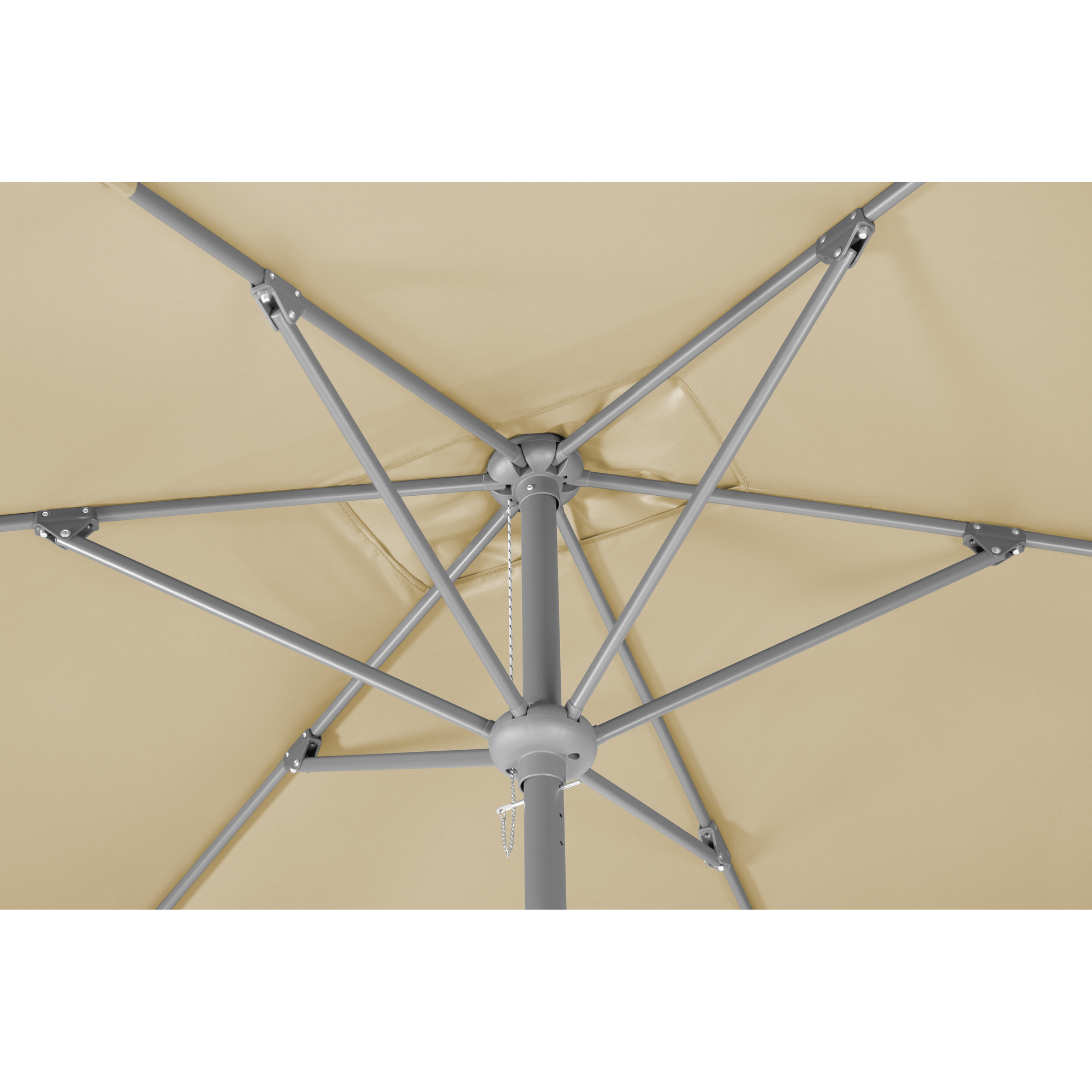 Marktschirm 'Porto' naturfarben 300 x 200 cm