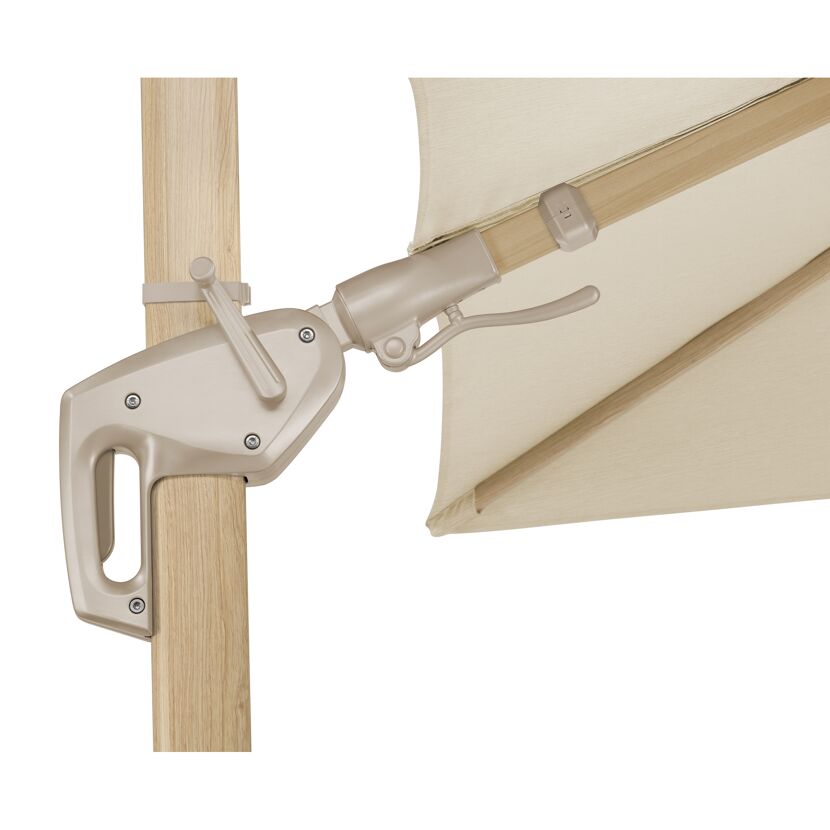 Ampelschirm 'Rhodos Twist Loft' neigbar/drehbar 300 x 300 cm