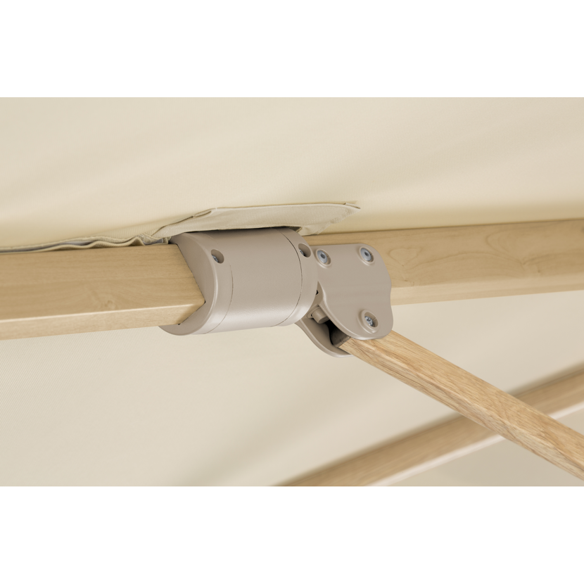 Ampelschirm 'Rhodos Twist Loft' neigbar/drehbar 300 x 300 cm