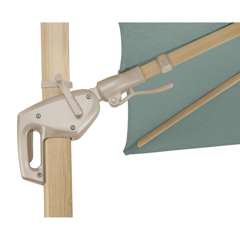 Ampelschirm 'Rhodos Twist Loft' neigbar/drehbar 300 x 300 cm