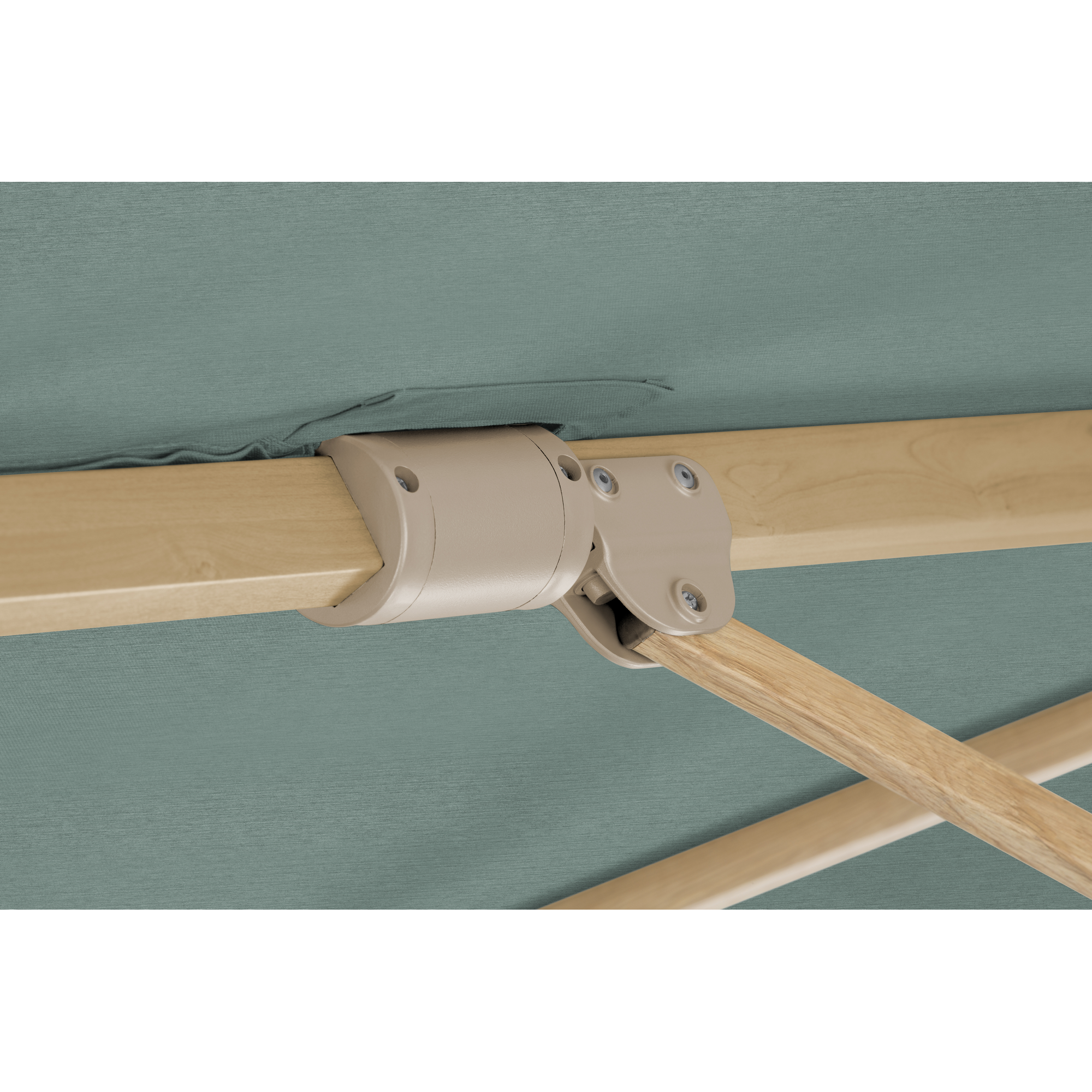 Ampelschirm 'Rhodos Twist Loft' grün Ø 300 cm