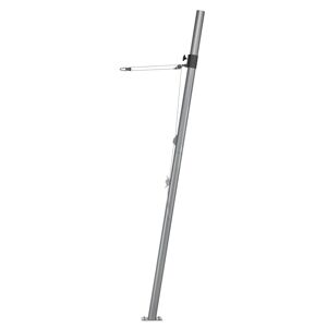 Stahlmast silberfarben für Sonnensegel Ø 240 cm