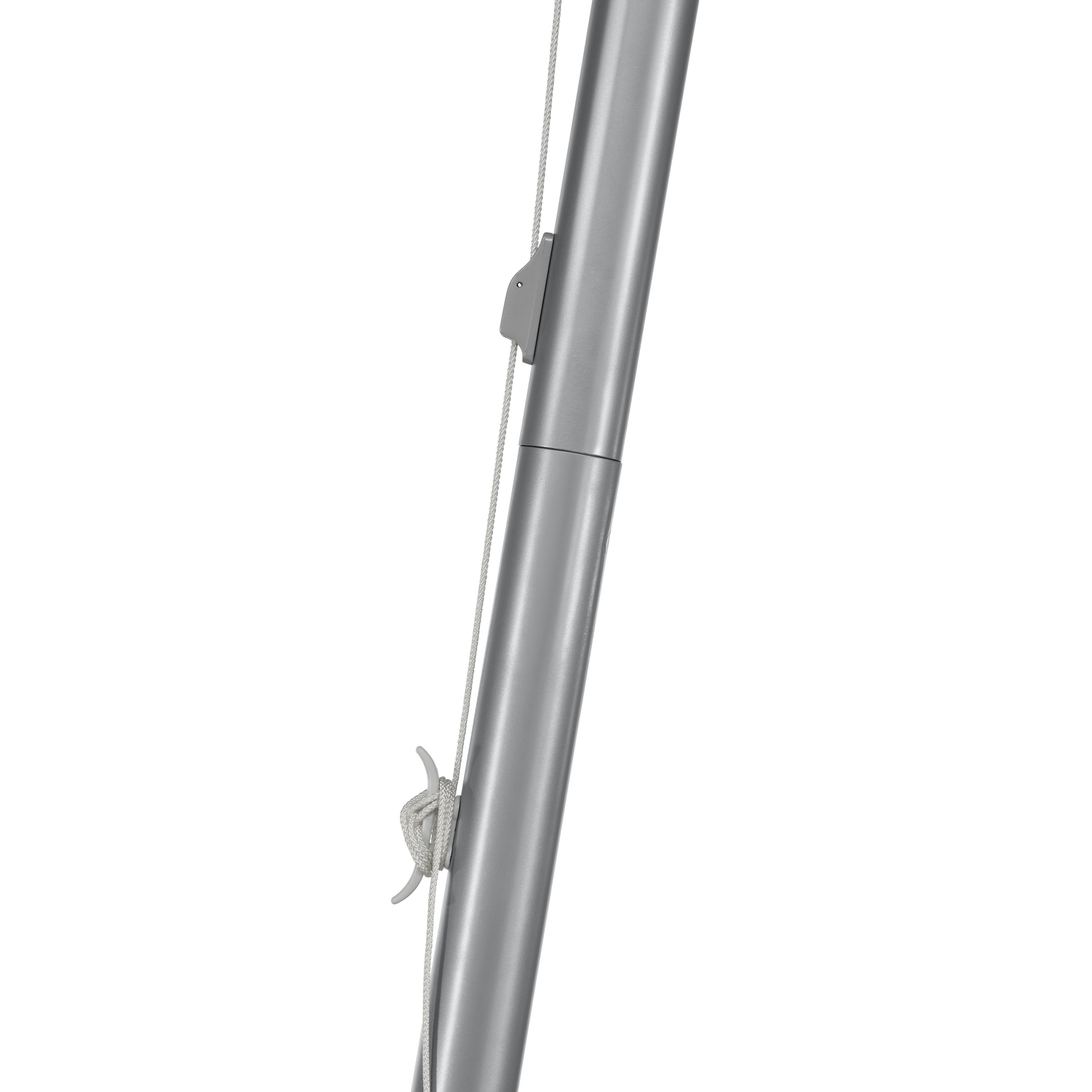 Stahlmast silberfarben für Sonnensegel Ø 240 cm