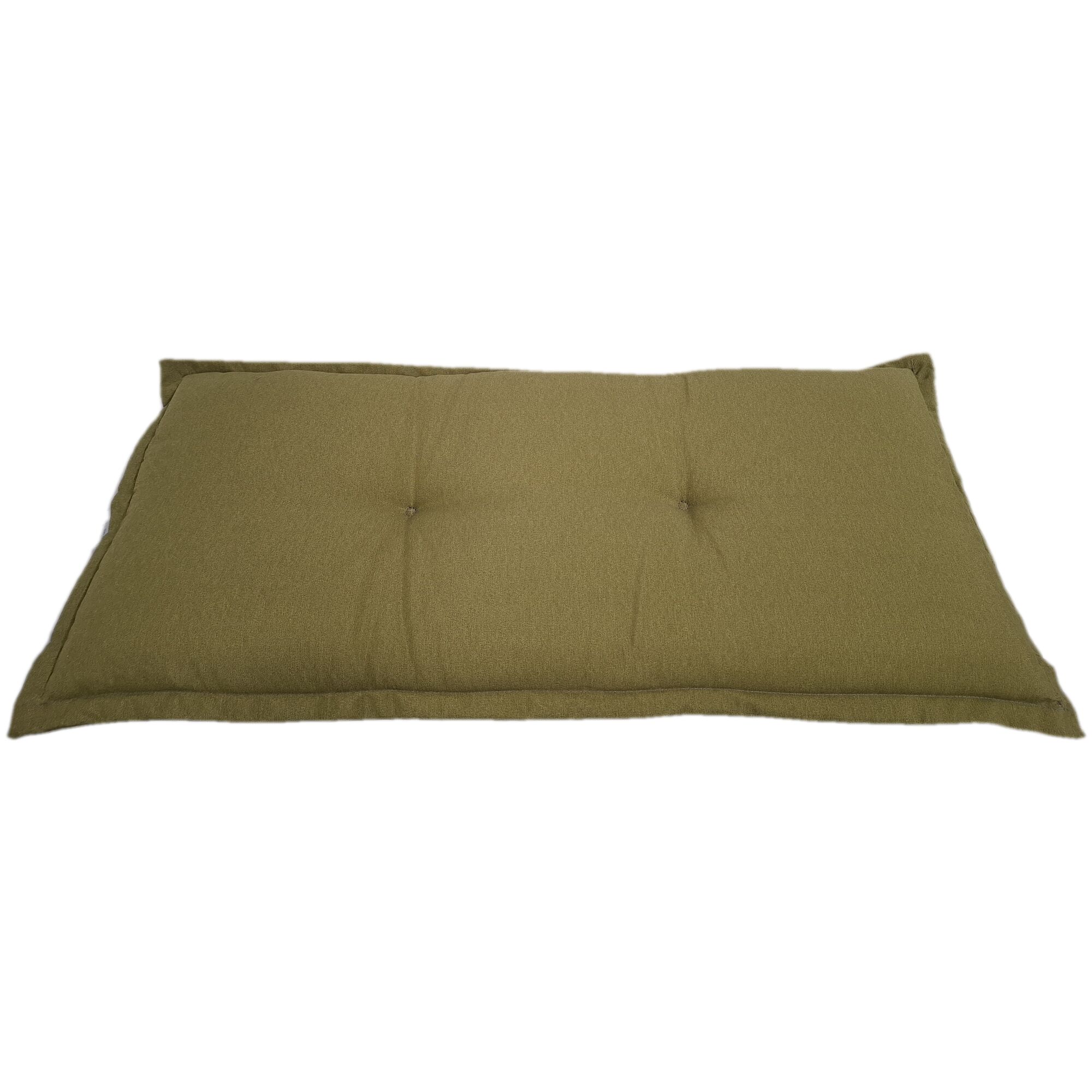 Grüne gesteppte Gartenbankauflage