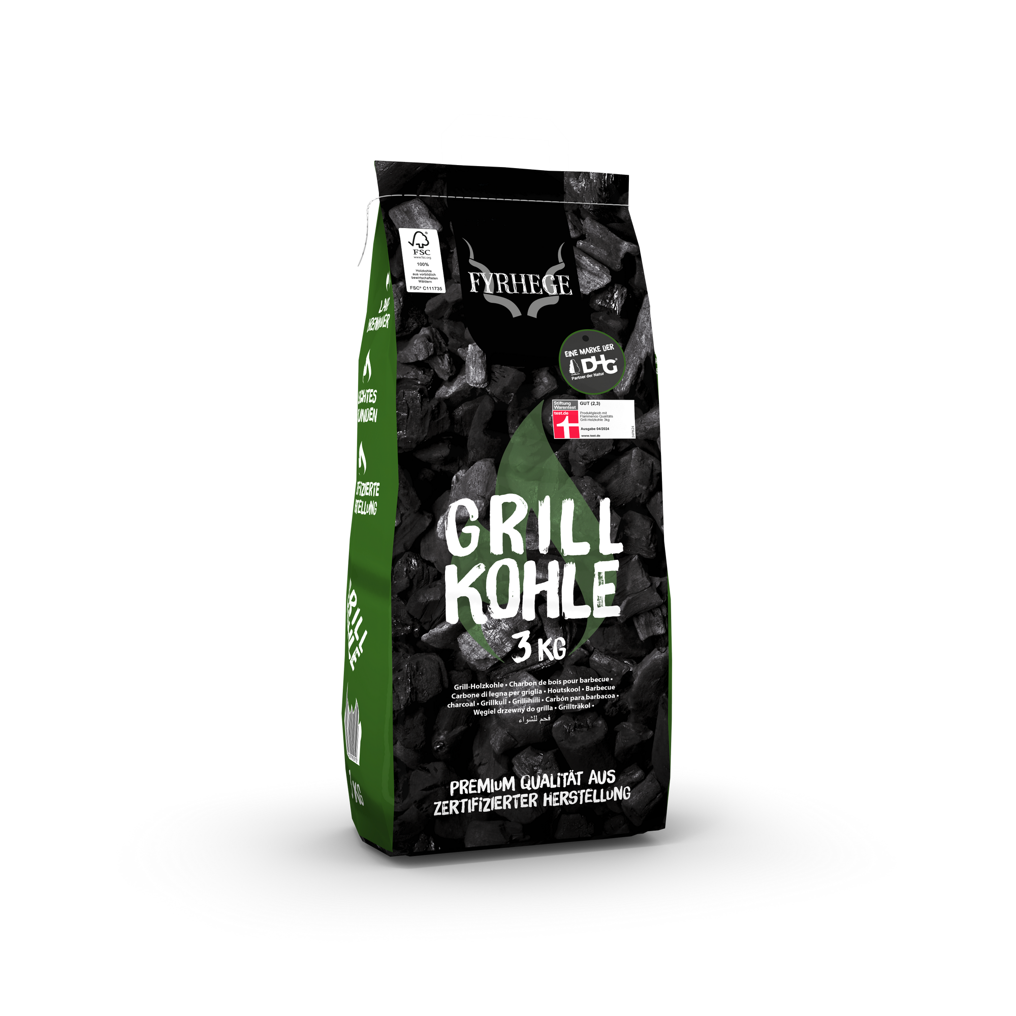 Grillholzkohle 3 kg + product picture