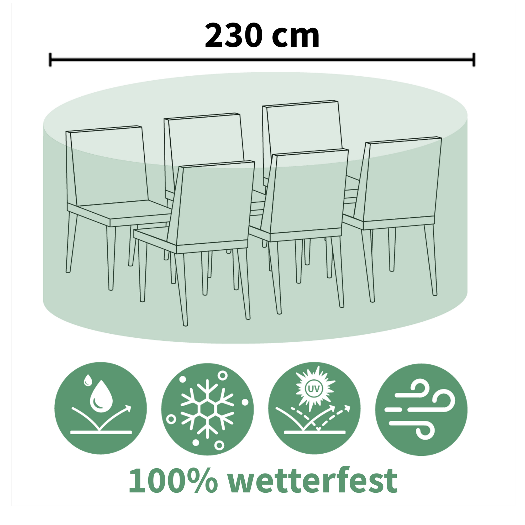 Schutzhülle für Sitzgruppen