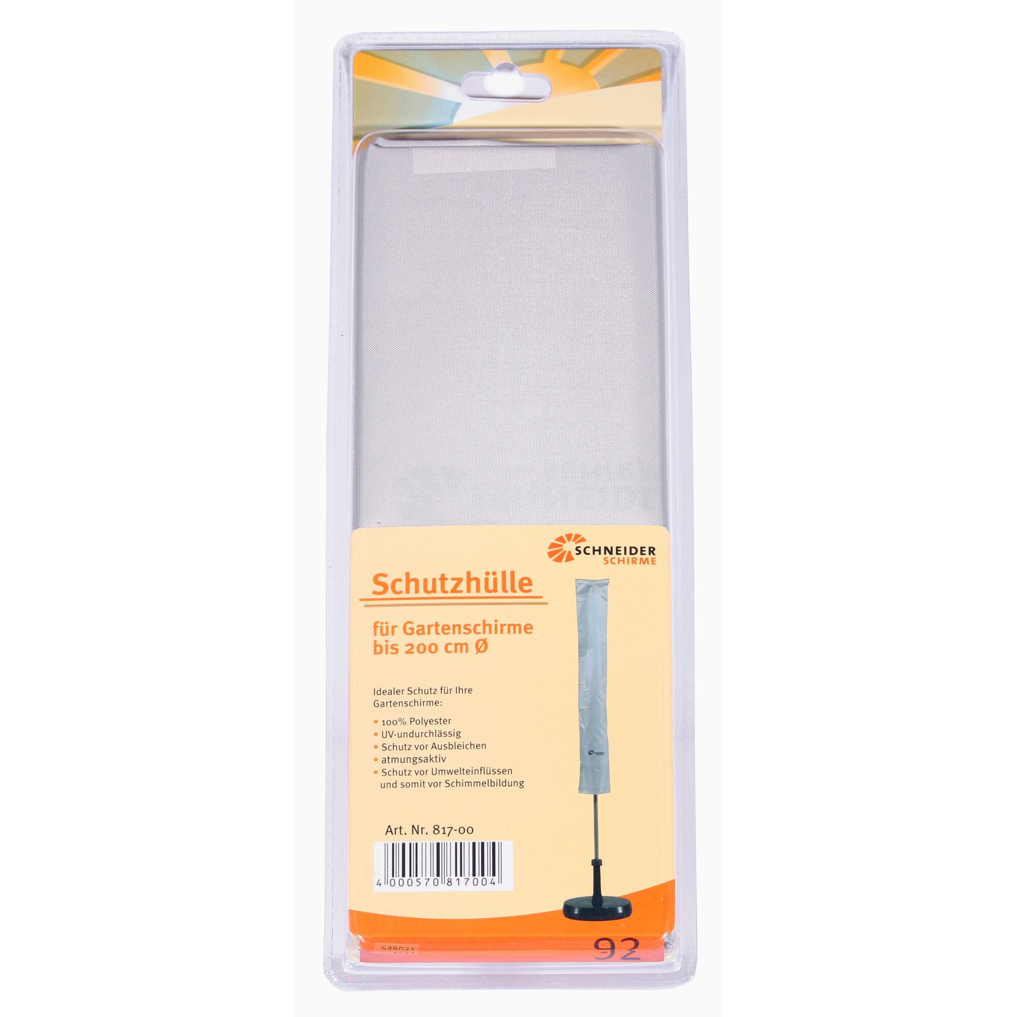 Schutzhülle für Gartenschirme bis 200 cm von Schneider