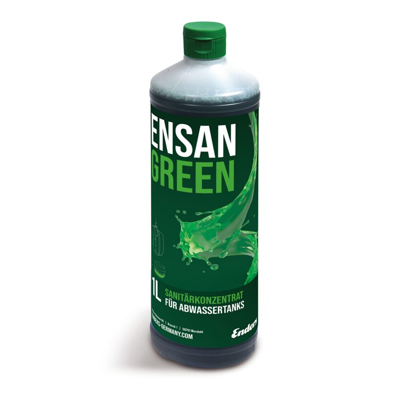 1 Liter Flasche Ensan Green Sanitärkonzentrat für Abwassertanks
