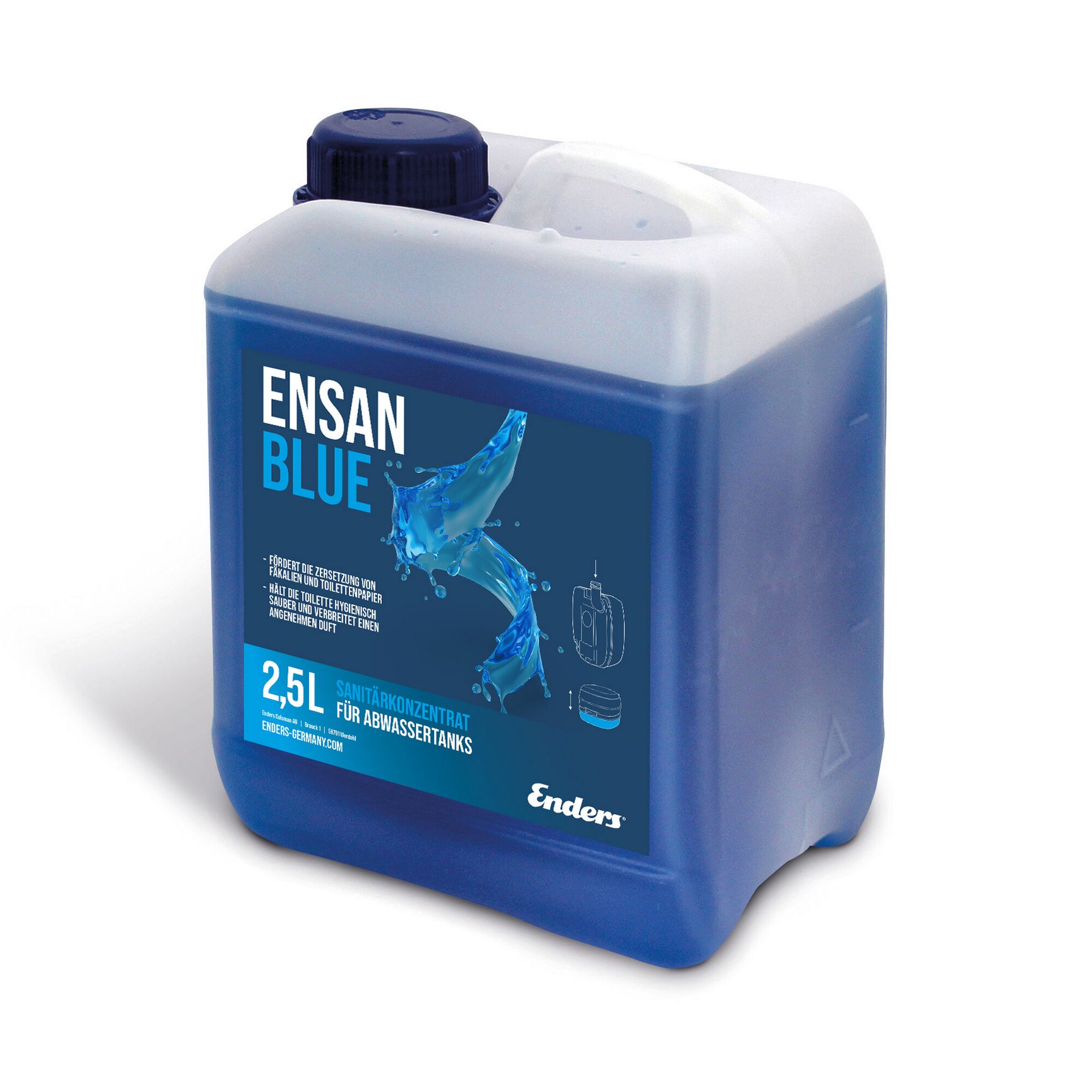 Enders Ensan Blue Sanitärkonzentrat für Abwassertanks 2,5l