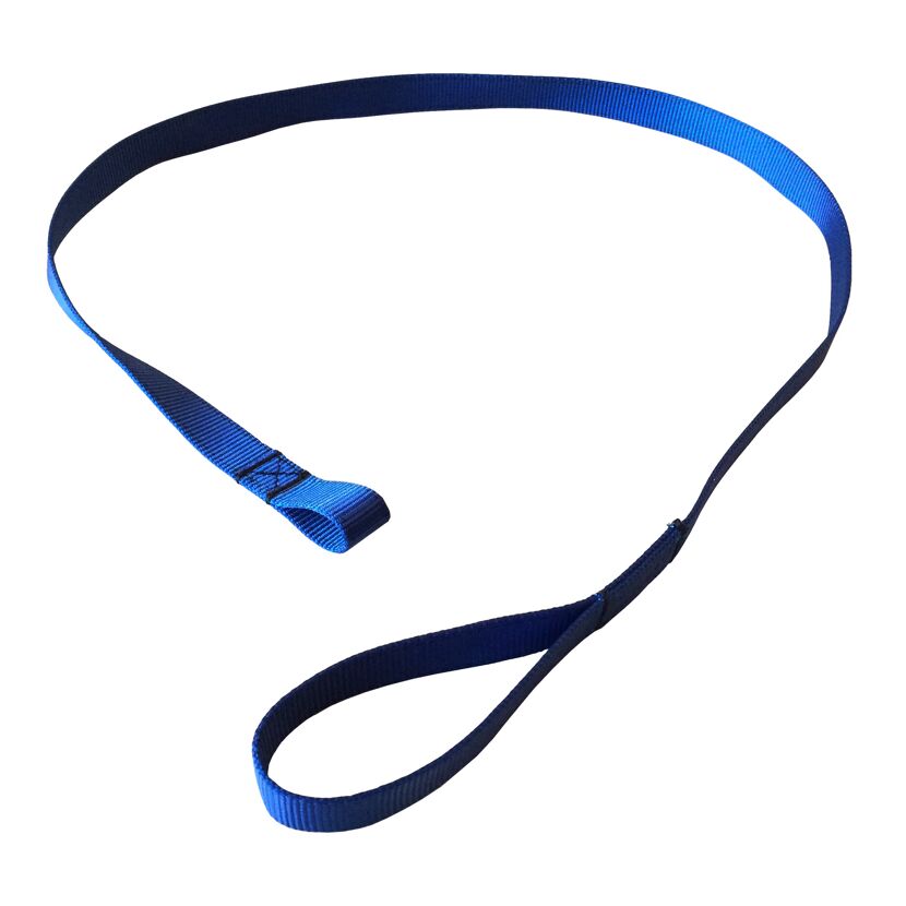 Blaue Zugleine für Schlitten