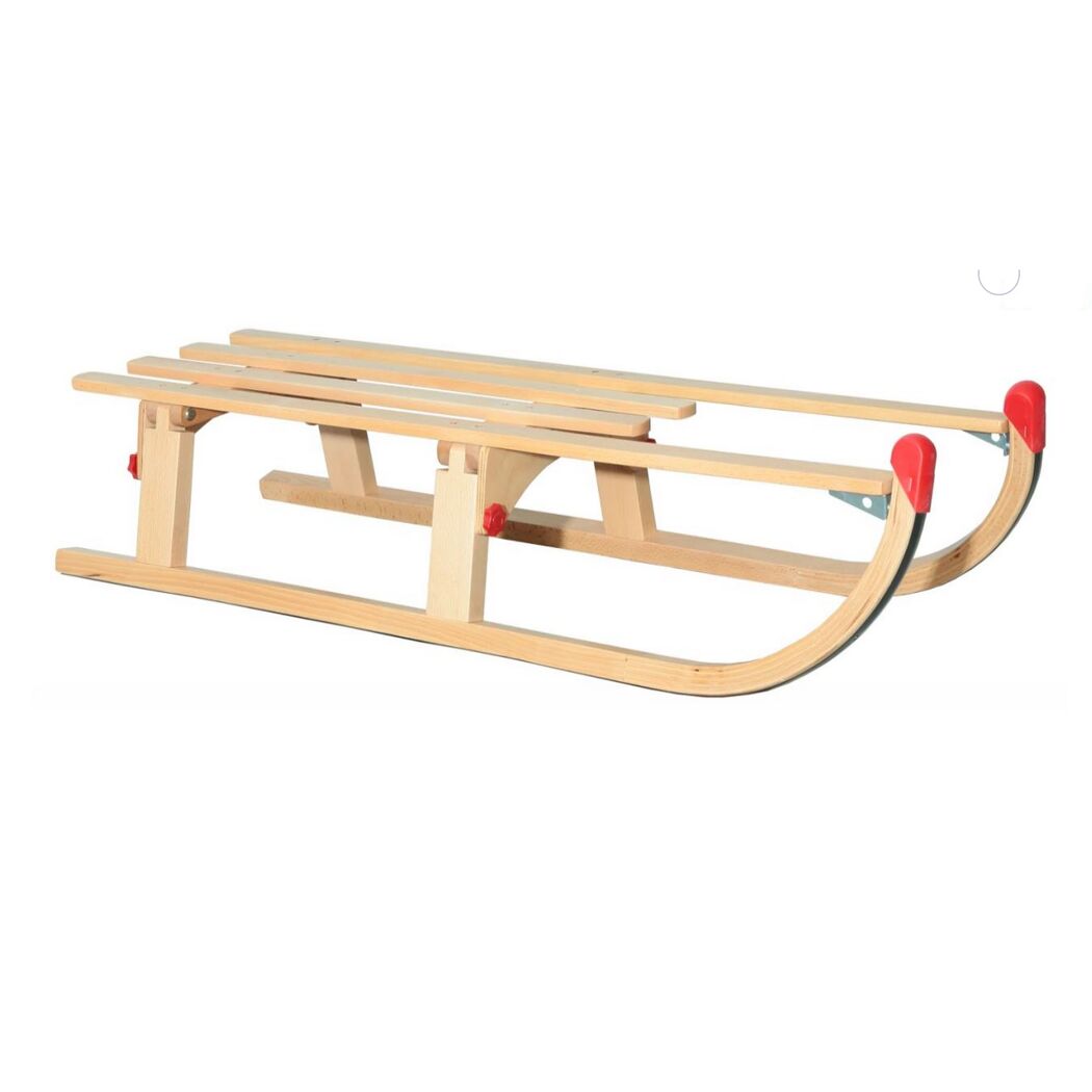Klappschlitten aus Holz