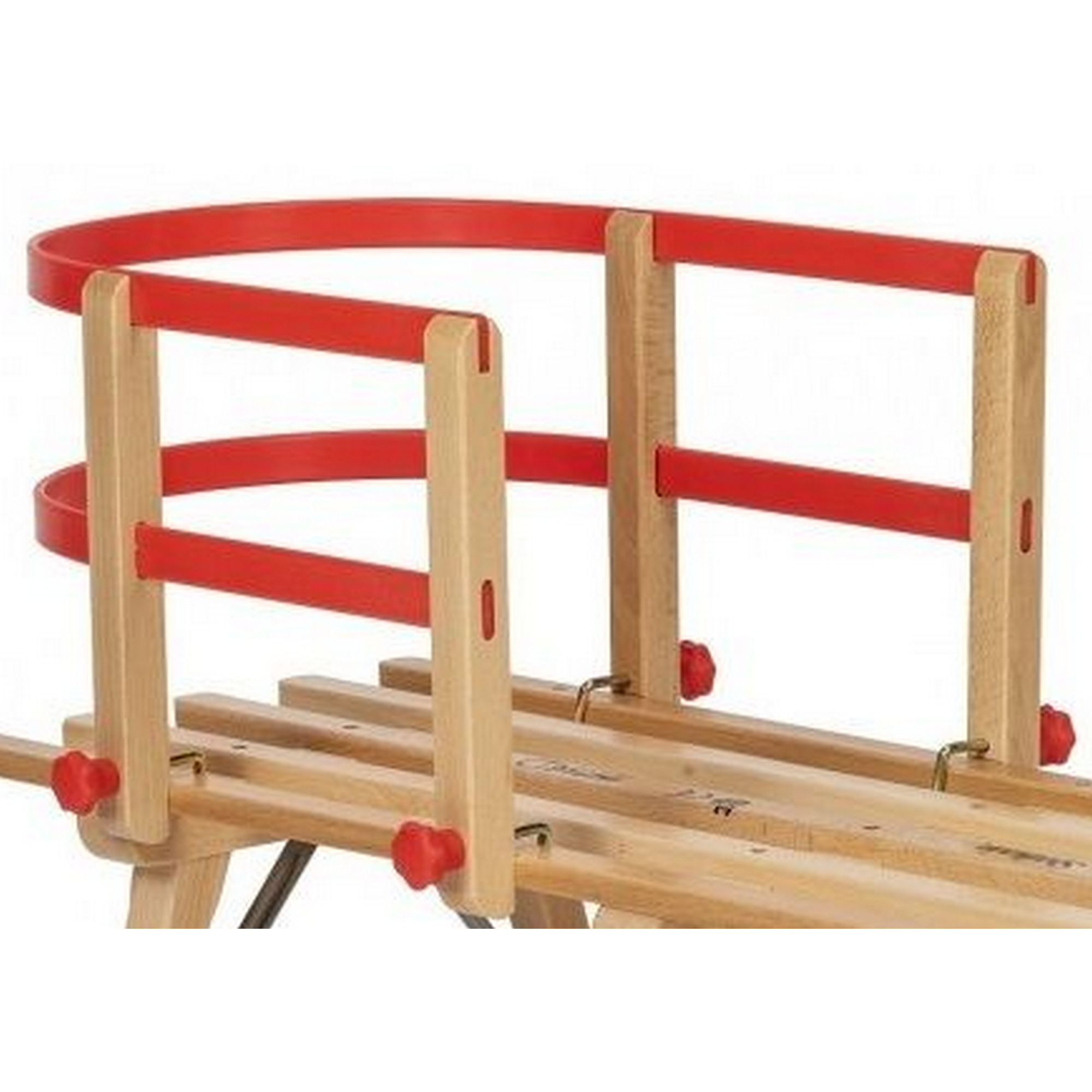 Rückenlehne für Schlitten Holz/Kunststoff