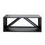 Kaminholzregal schwarz Stahl 104 x 35 x 40 cm