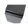 Kaminholzregal schwarz Stahl 57 x 36 x 56 cm