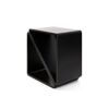 Kaminholzregal schwarz Stahl 57 x 36 x 56 cm