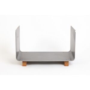 Kaminholzregal 'Enjo' grau 62 x 39 x 34 cm
