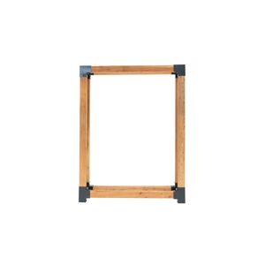 Kaminholzregal 'Michel XL' naturfarben 138 x 180 x 40 cm