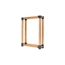 Kaminholzregal 'Michel XL' naturfarben 138 x 180 x 40 cm
