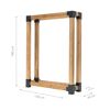 Holzregal mit Maßen