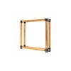 Holzregal mit Ablage