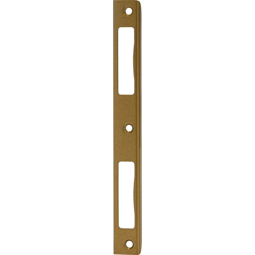 Goldfarbenes Schließblech