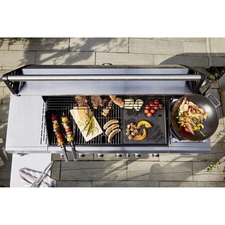 10. Bild von Gasgrillküche silbern 162,5 x 55,5 x 119,5 cm