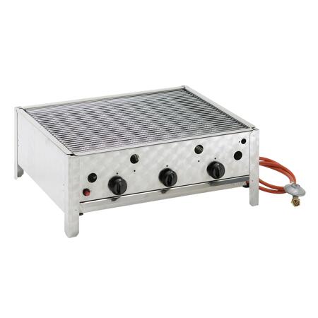 2. Bild von Gastro-Bräter silbern 64 x 58 x 25 cm, 3-flammig