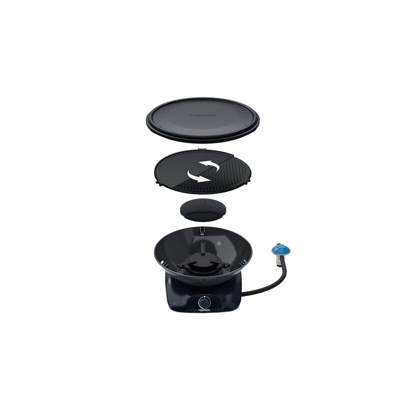 Gas-Tischgrill '360 CV' schwarz 35 x 16 x 35 cm