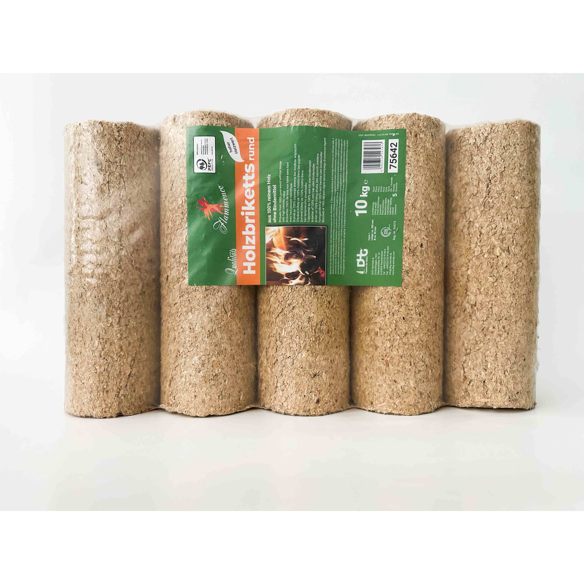 Holzbriketts 10 kg + product picture
