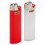 Zwei BIC Feuerzeuge, rot und weiß