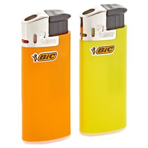 Feuerzeuge Mini elektronisch gelb/orange 2 Stück