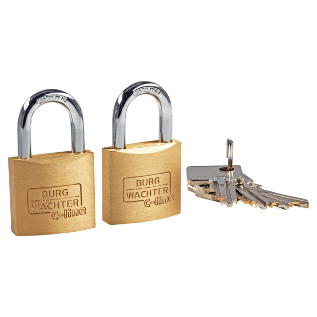 Bild von Vorhangschloss-Set Duo 222 30 gl SB
