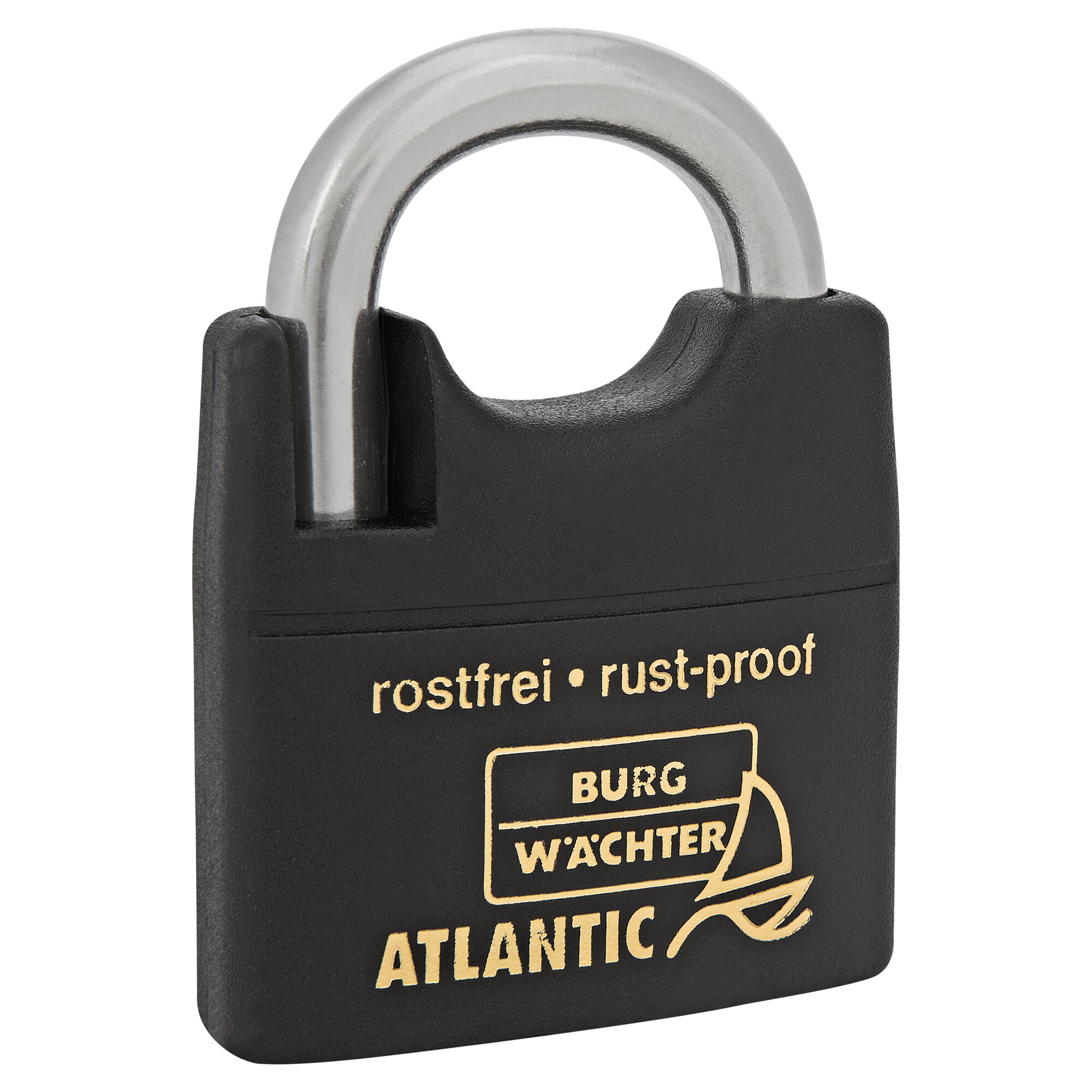 Rostfreies Vorhängeschloss Atlantic von Burg Wächter
