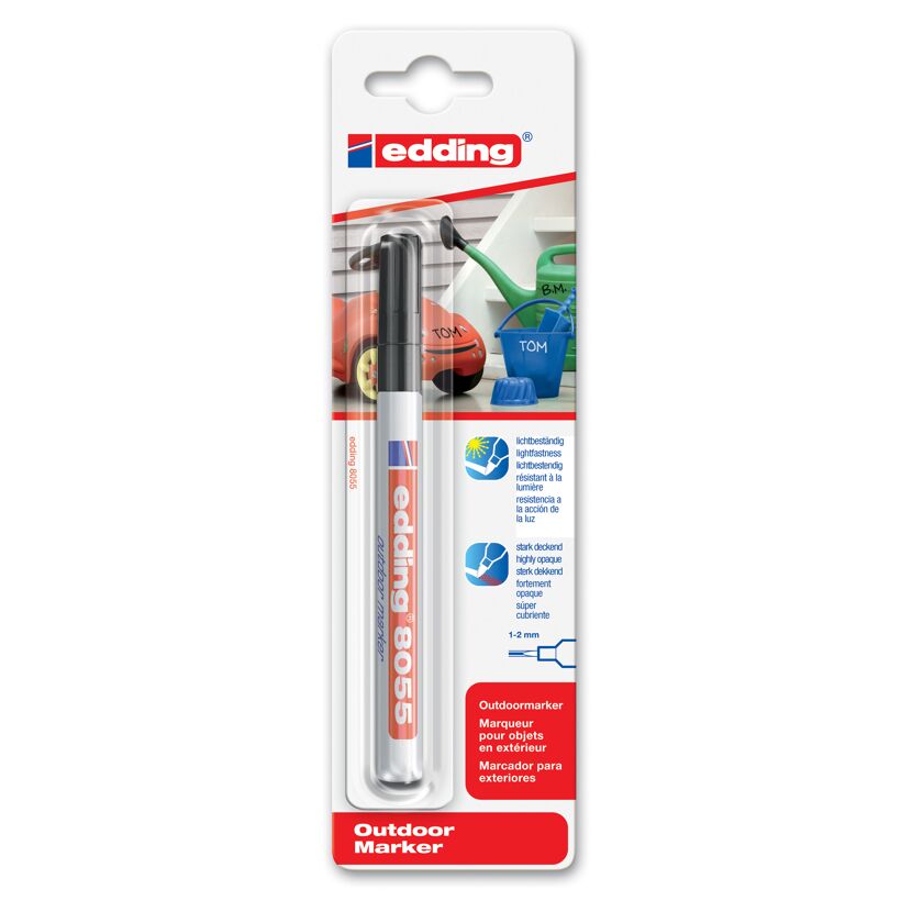 Edding 8055 Outdoor-Marker schwarz