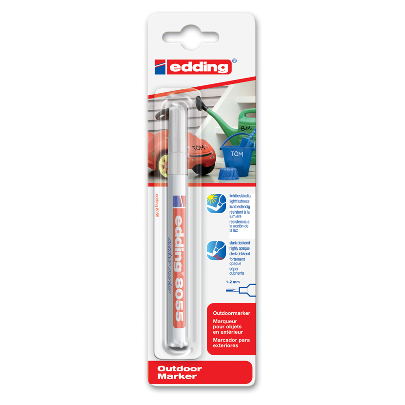 edding 8055 Outdoormarker weiß