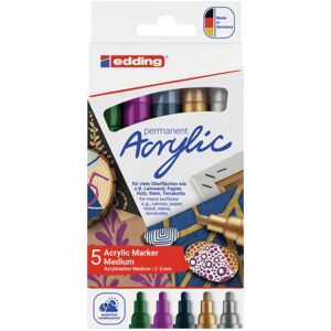 Acrylmarker '5100' metallic 5 Stück